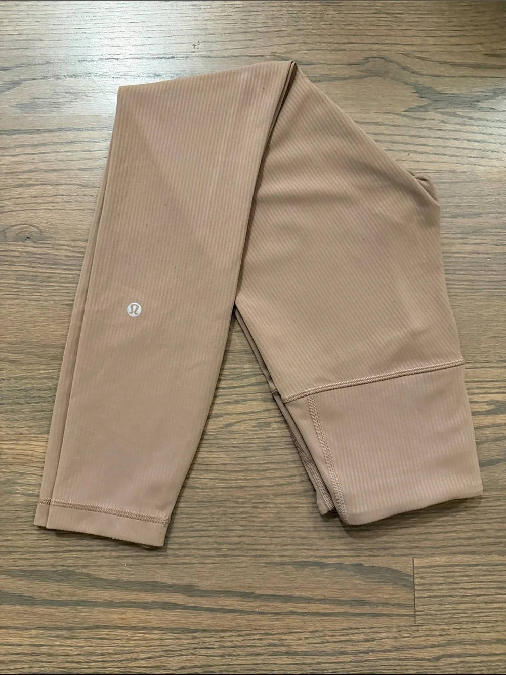 lululemon athletica Kids Ribbed High-Waist Leggings in Taupe